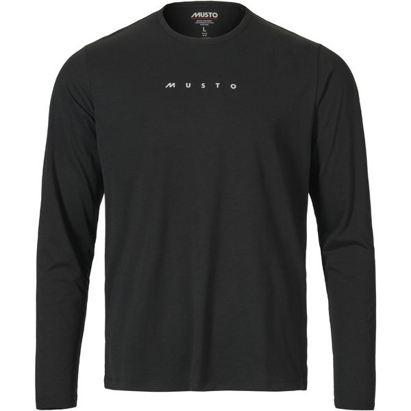 2025 Musto Da Uomo Evo Fast Dry Long Sleeve Tee 84200 - Black